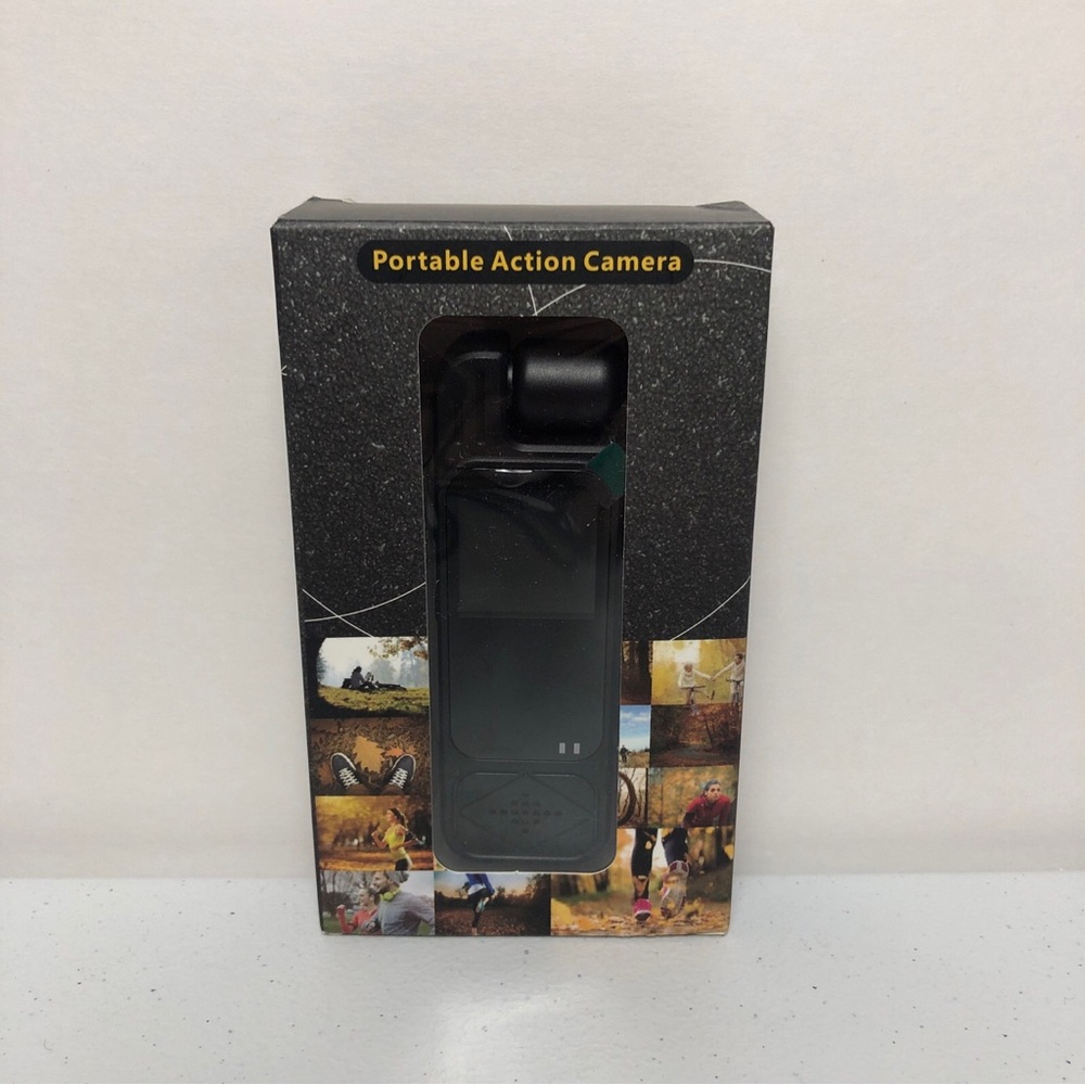 Portable Action Camera - Black Portable Action Camera